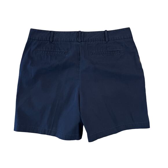 Talbots Women's Navy 7" Perfect Shorts - SIZE 12 - Picture 2 of 9